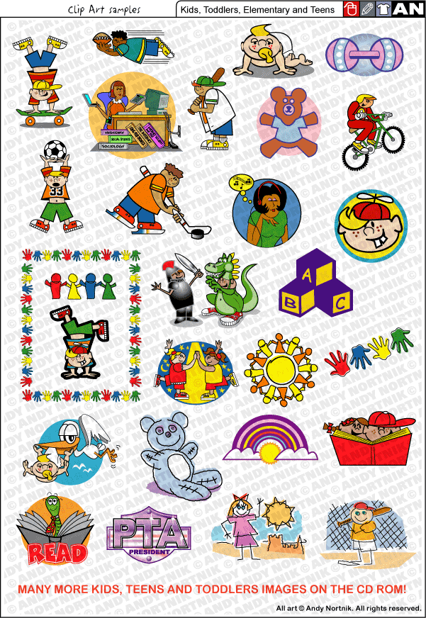 Kids, baby, elementary school, teens, children and toddlers clip art at 