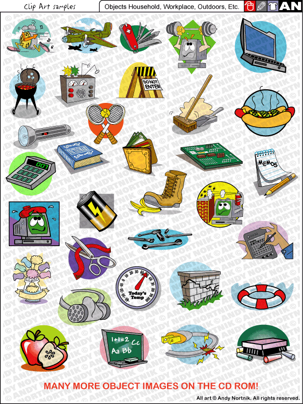 Household Objects Clip Art