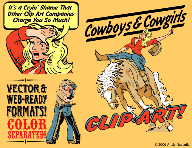 Cowboy Clip Art